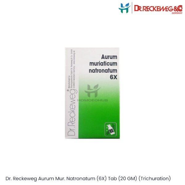 Dr. Reckeweg Aurum Muriaticum Natronatum 6X Tab (20 GM) (Trichuration)