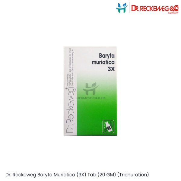 Dr. Reckeweg Baryta Muriatica 3X Tab (20 GM) (Trichuration)