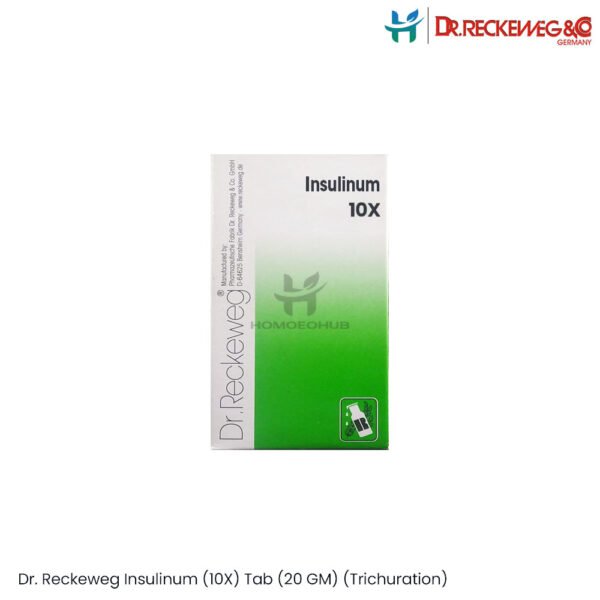 Dr. Reckeweg Insulinum 10X Tab (20 GM) (Trichuration)