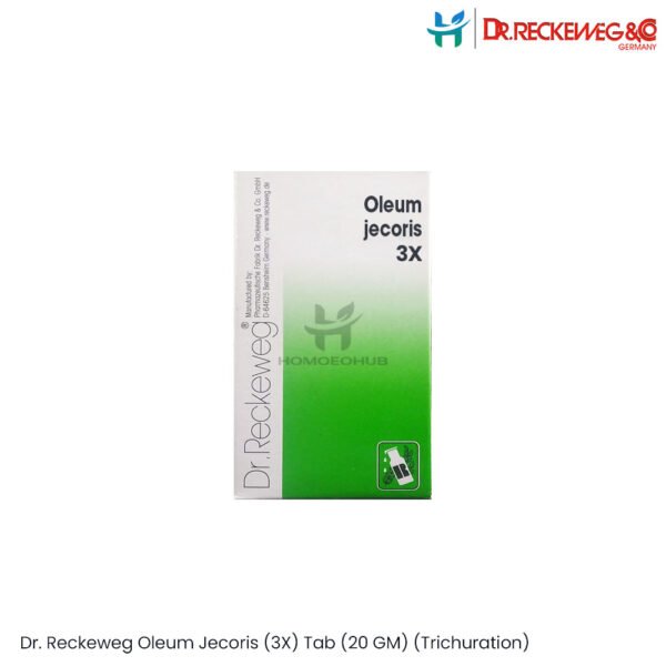 Dr. Reckeweg Oleum Jecoris 3X Tab (20 GM) (Trichuration)