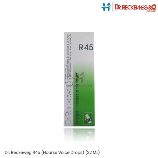 Dr. Reckeweg R45 (Hoarse Voice Drops) (22 ML)
