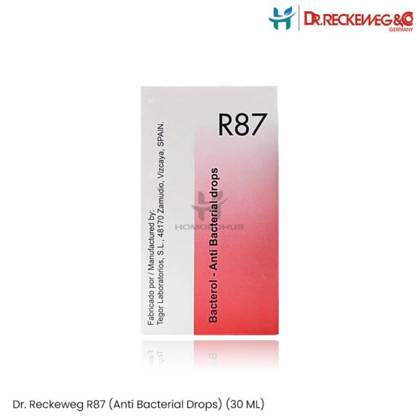 Dr. Reckeweg R87 (Anti Bacterial Drops) (30 ML)