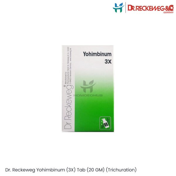 Dr. Reckeweg Yohimbinum 3X Tab (20 GM) (Trichuration)