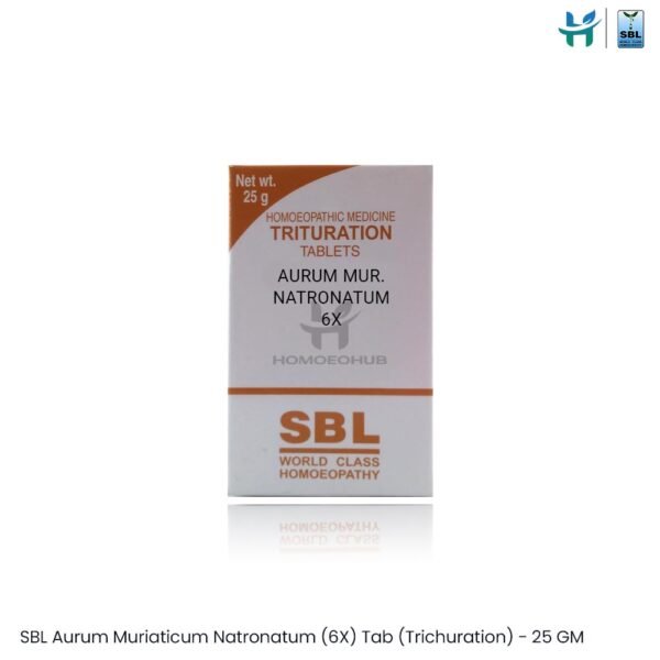 SBL Aurum Muriaticum Natronatum (6X) Tab (Trichuration)