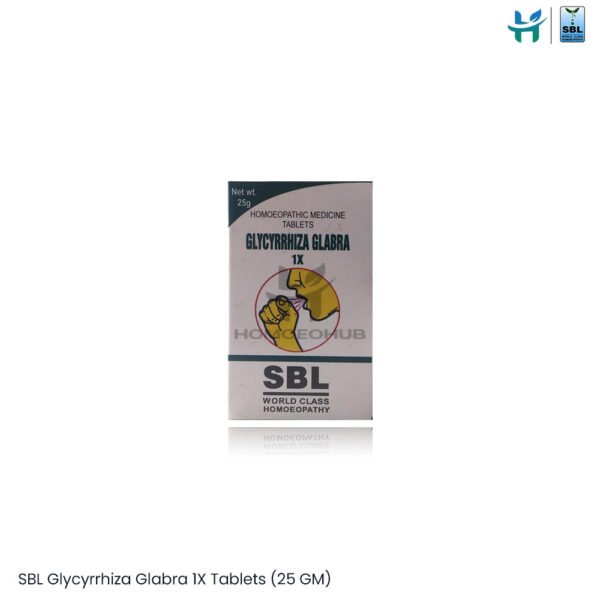 SBL Glycyrrhiza Glabra 1X Tablets (25 GM)