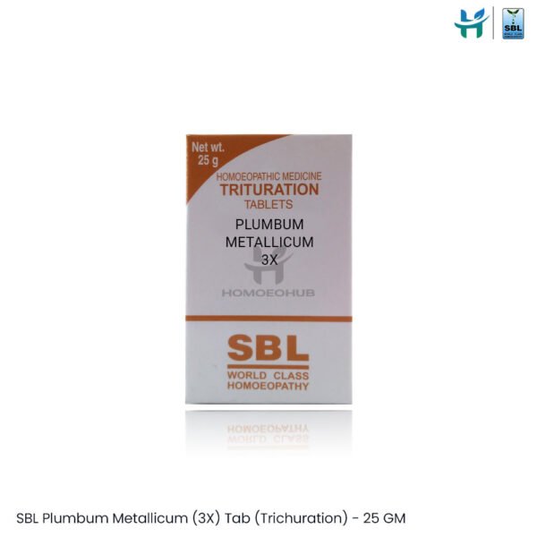 SBL Plumbum Metallicum (3X) Tab (Trichuration)