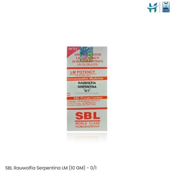 SBL Rauwolfia Serpentina LM (10 GM)