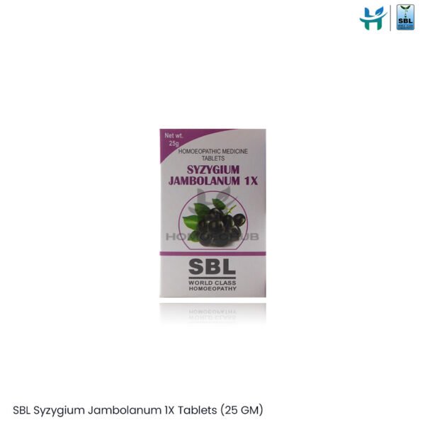 SBL Syzygium Jambolanum 1X Tablets (25 GM)