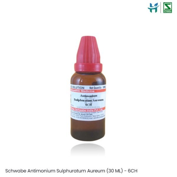 Dr. Willmar Schwabe Antimonium Sulphuratum Aureum (30 ML)
