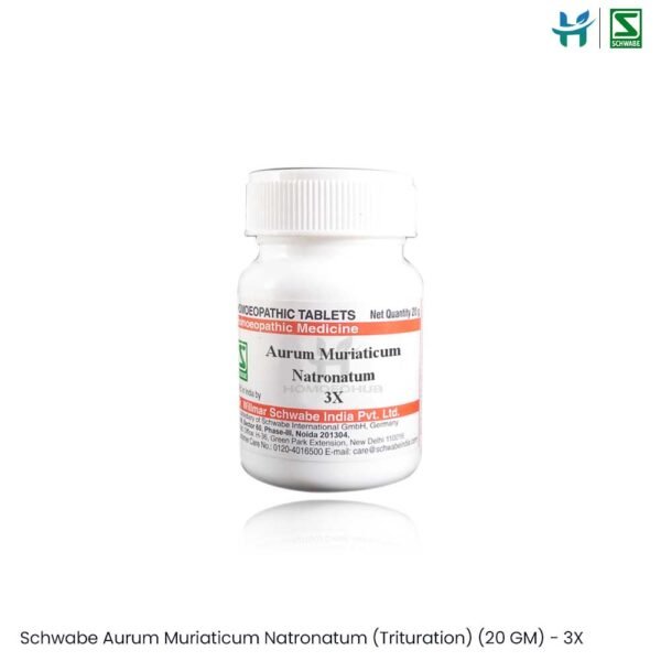 Schwabe Aurum Muriaticum Natronatum (Trituration) (20 GM)
