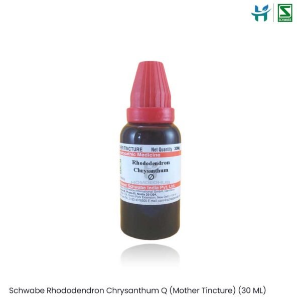 Dr. Willmar Schwabe Rhododendron Chrysanthum Q (Mother Tincture) (30 ML)